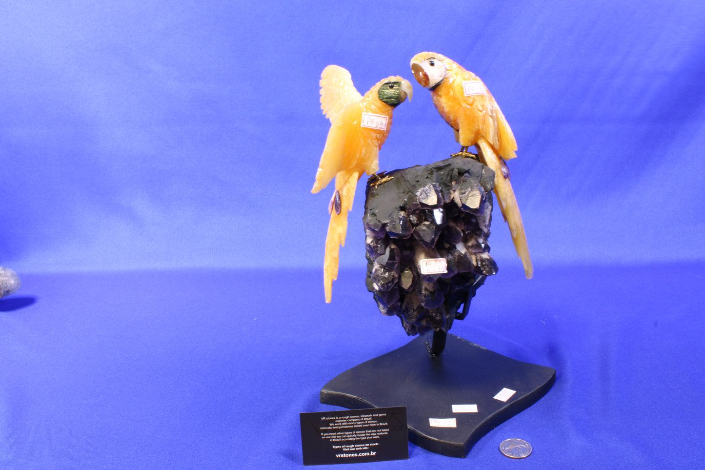 PA09 | Amethyst Druse with Bird