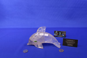 GLF01 | White Quartz Dolphin thumbnail 1