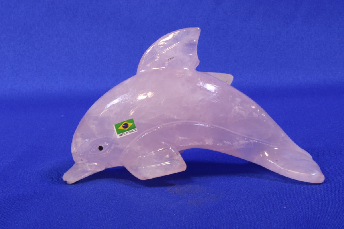 GLF02 | Rose Quartz Dolphin