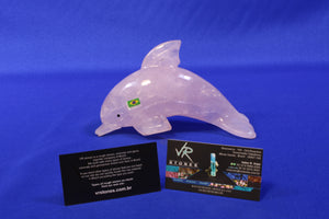 GLF02 | Rose Quartz Dolphin thumbnail 2