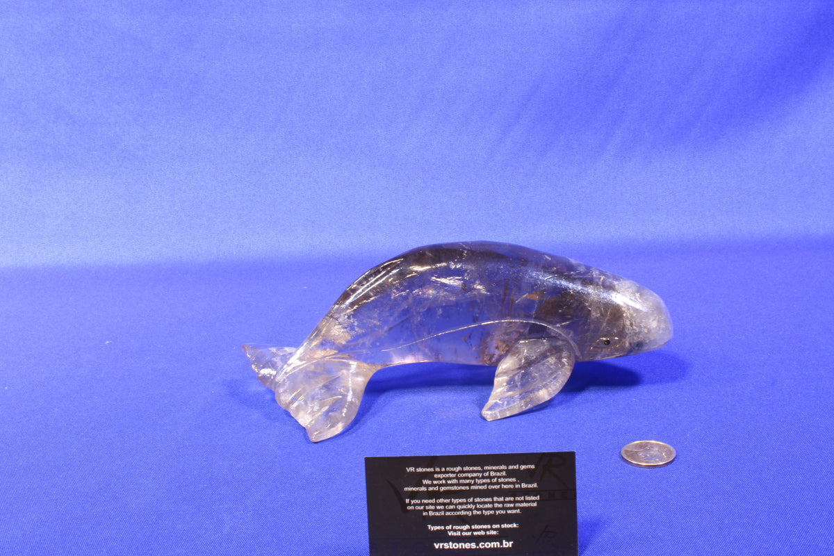 WH2 | Smoky Quartz Whale